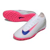 Chuteira Society Nike Zoom Mercurial Vapor 16 Elite TF Branco, Rosa e Azul